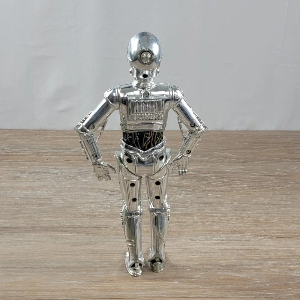 Star Wars C-3PO 12 Inch Action Figure Chrome Silver 1997 Lucasfilm Hasbro Vtg